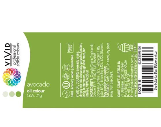 Vivid Avocado Oil Colour