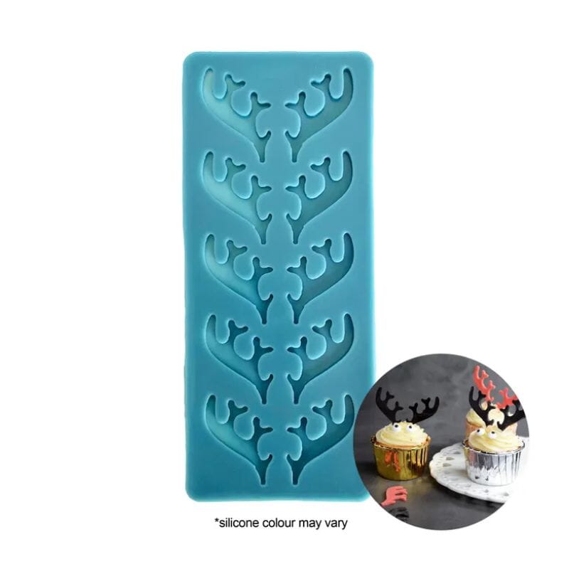 Cake Craft - Silicone Mould - Reindeer Antlers Silicone Moulds The Cooks Kitchen 
