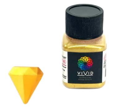 Vivid Edible Metallic Dust 10g - Super Gold