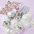 Cake Craft 27pc Set - Clear, White & Silver - Deco Balls, Fans & Butterflies Cake Toppers The Cooks Kitchen 