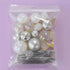 Cake Craft 27pc Set - Clear, White & Silver - Deco Balls, Fans & Butterflies