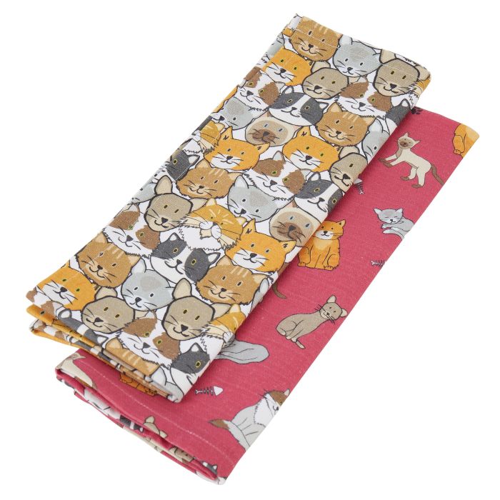 The Cat Collective Tea Towel Set Of 2