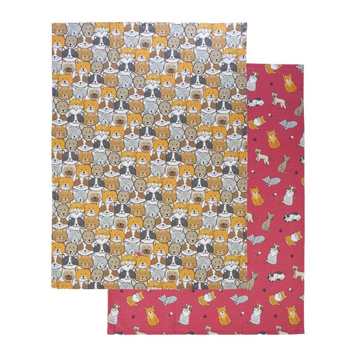 The Cat Collective Tea Towel Set Of 2