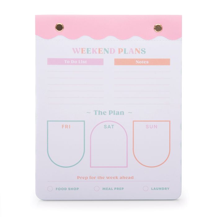Isgift Happy Mondays Weekend Magnetic Planner 16.2x21.2x0.85cm