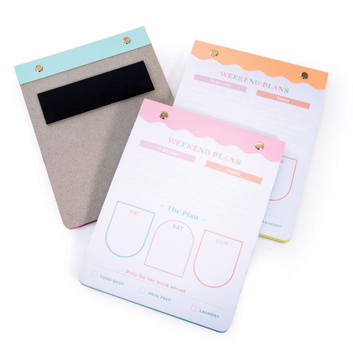 Isgift Happy Mondays Weekend Magnetic Planner 16.2x21.2x0.85cm