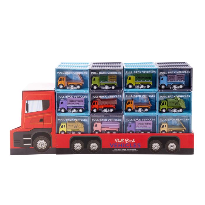 Discovery Zone Container Vehicles - Trucks Assorted 6.9x3.2x6cm