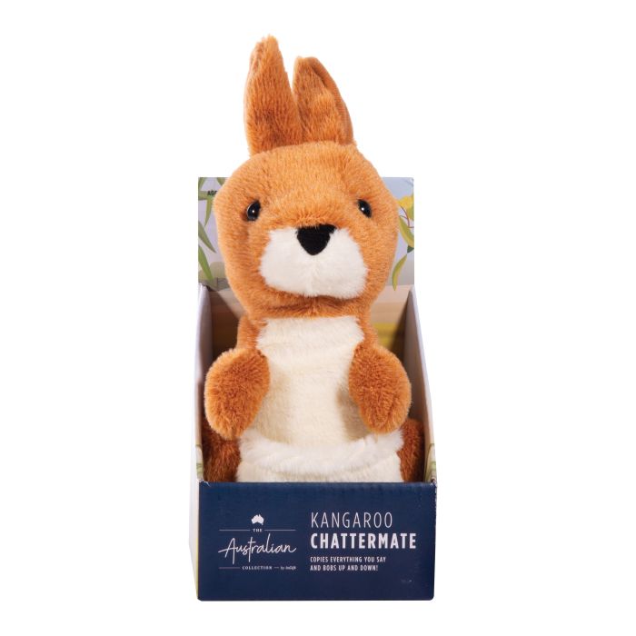 The Australian Collection Chattermate Kangaroo Brown 16cm Tall