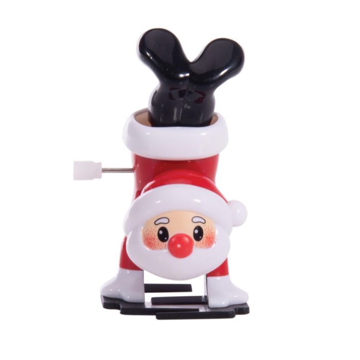 Discovery Zone Wind Up Christmas Sprinters Multi-coloured 4x3x6.5 Cm