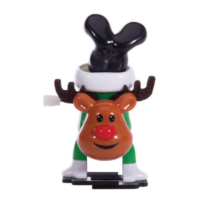 Discovery Zone Wind Up Christmas Sprinters Multi-coloured 4x3x6.5 Cm