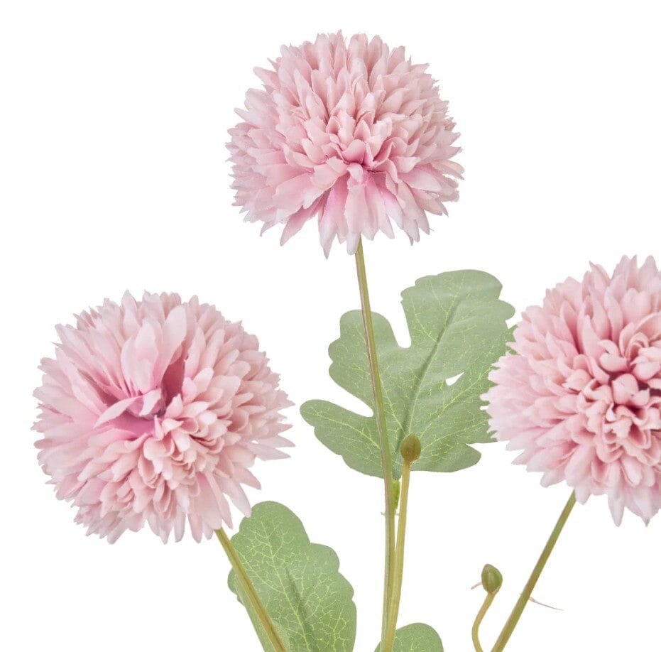 Rogue Kiku In Milk Bottle Pink Artificial Plants The Cooks Kitchen 