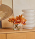 Rogue Cymbidium-glass Vase Orange