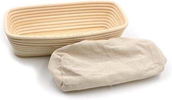 Brunswick Bakers 26cm Rectangular Banneton With Lining Bread Making The Cooks Kitchen 
