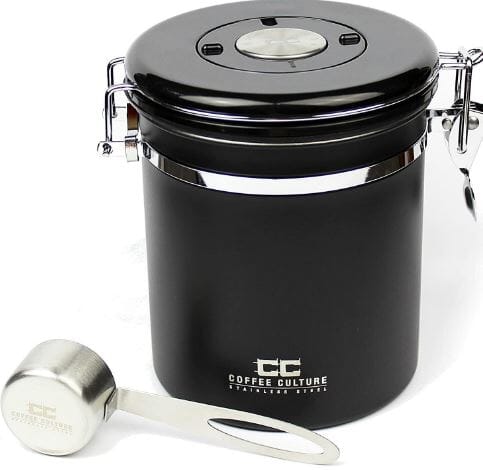 Coffee Culture - Coffee Canister - Medium - Black Sugar, Coffee & Tea The Cooks Kitchen 