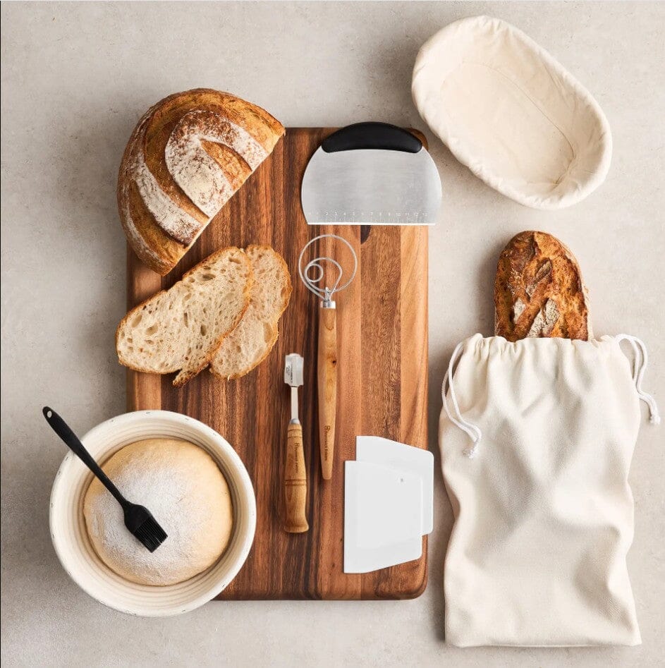 Brunswick Bakers Beech Wood Handle Danish Dough Whisk Bread Tools The Cooks Kitchen 