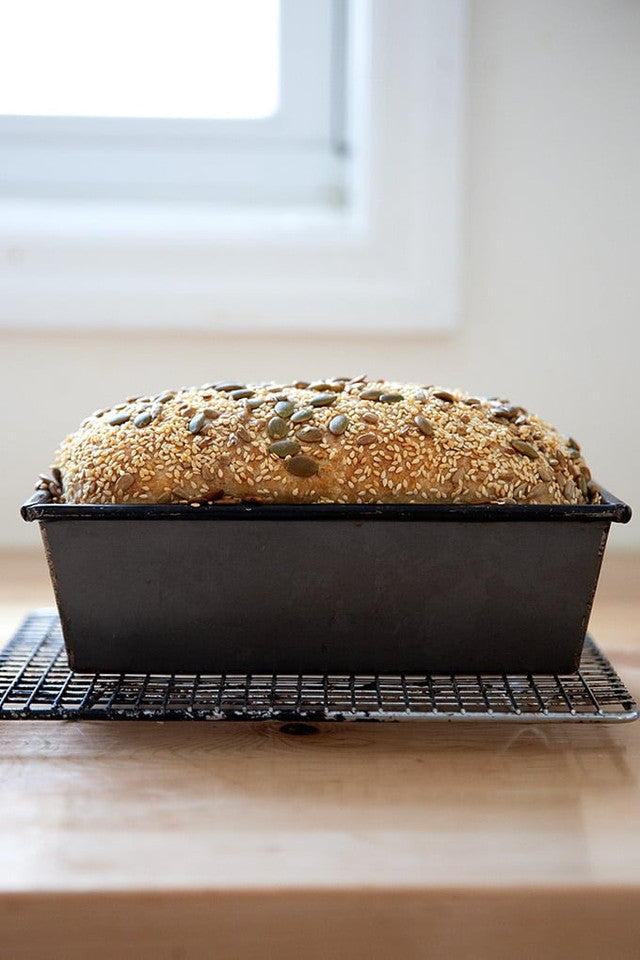 Brunswick Bakers Pre-seasoned Cast Iron Bread Loaf Baking Pan 35x13x11cm