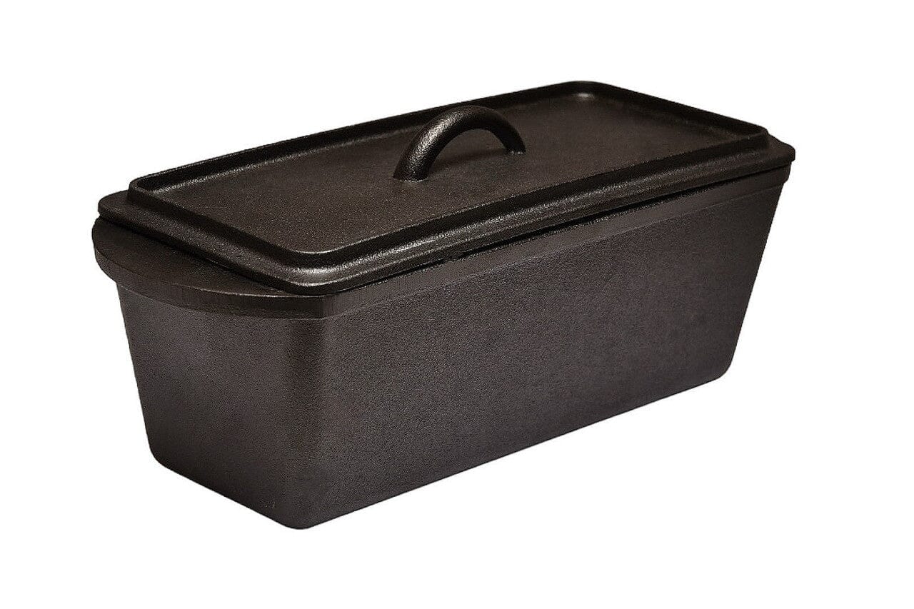 Brunswick Bakers Pre-seasoned Cast Iron Bread Loaf Baking Pan 35x13x11cm Pans The Cooks Kitchen 