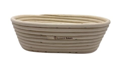 Brunswick Bakers 25cm Oval Banneton - Wheat Bannetons The Cooks Kitchen 