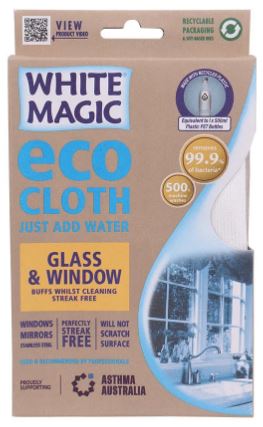White Magic Eco Cloth Window & Glass