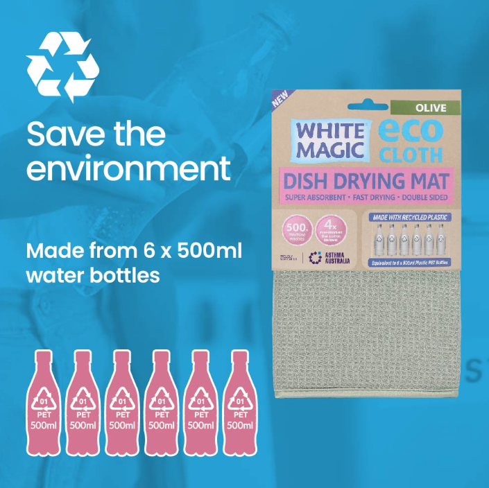 White Magic Drying Mat Pebble 