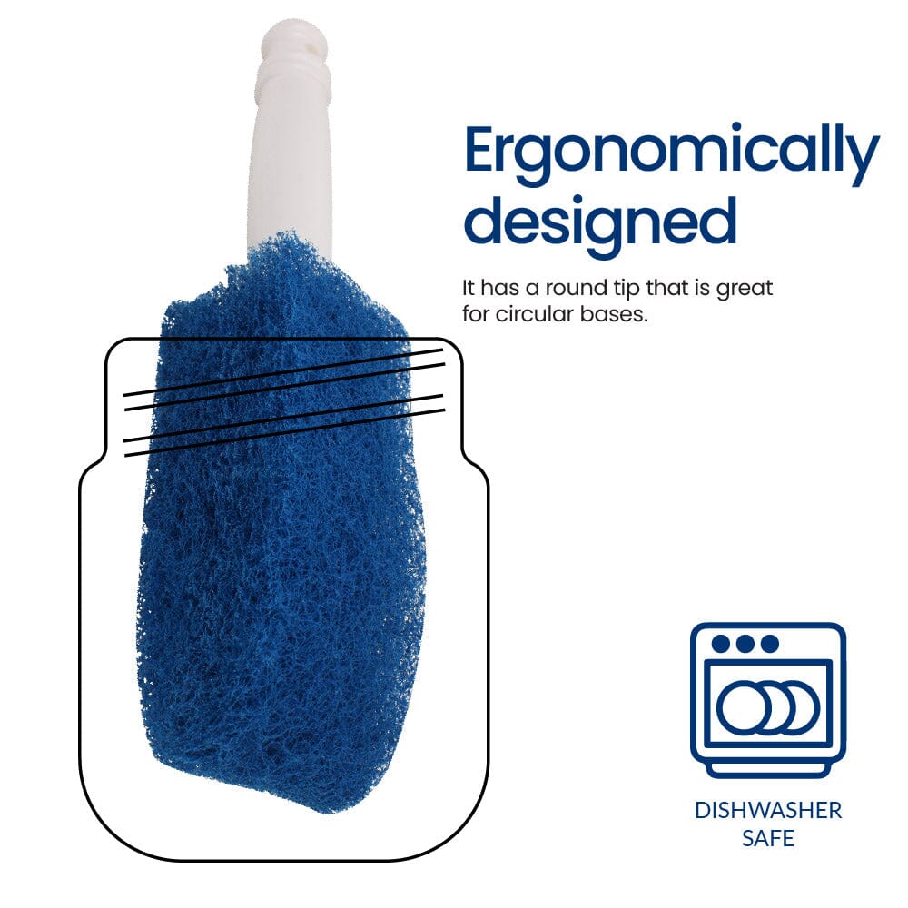 White Magic - Non-abrasive Jar Washing Brush Cleaning Equipment The Cooks Kitchen 