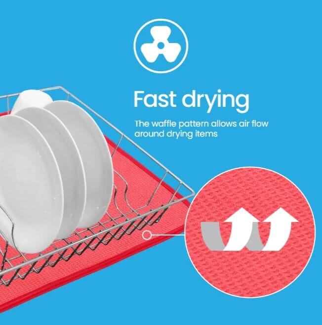 White Magic - Dish Drying Mat - Midnight Cleaning Equipment The Cooks Kitchen Mandurah 