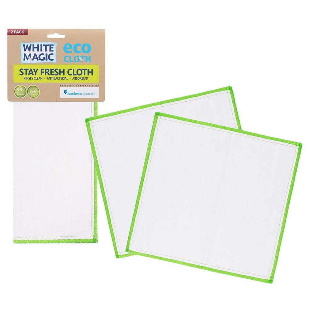 White Magic Eco Cloth Stay Fresh Cloth Cleaning Equipment The Cooks Kitchen Mandurah 