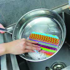 White Magic Scrubtastic Flat Pot Scrubber