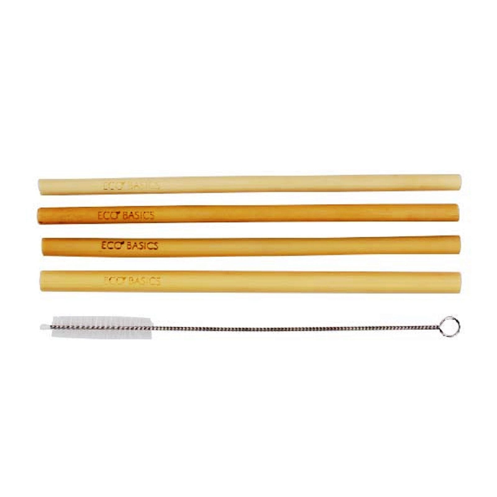 Eco Basics Reusable Bamboo Straws Barware Accessories The Cooks Kitchen 