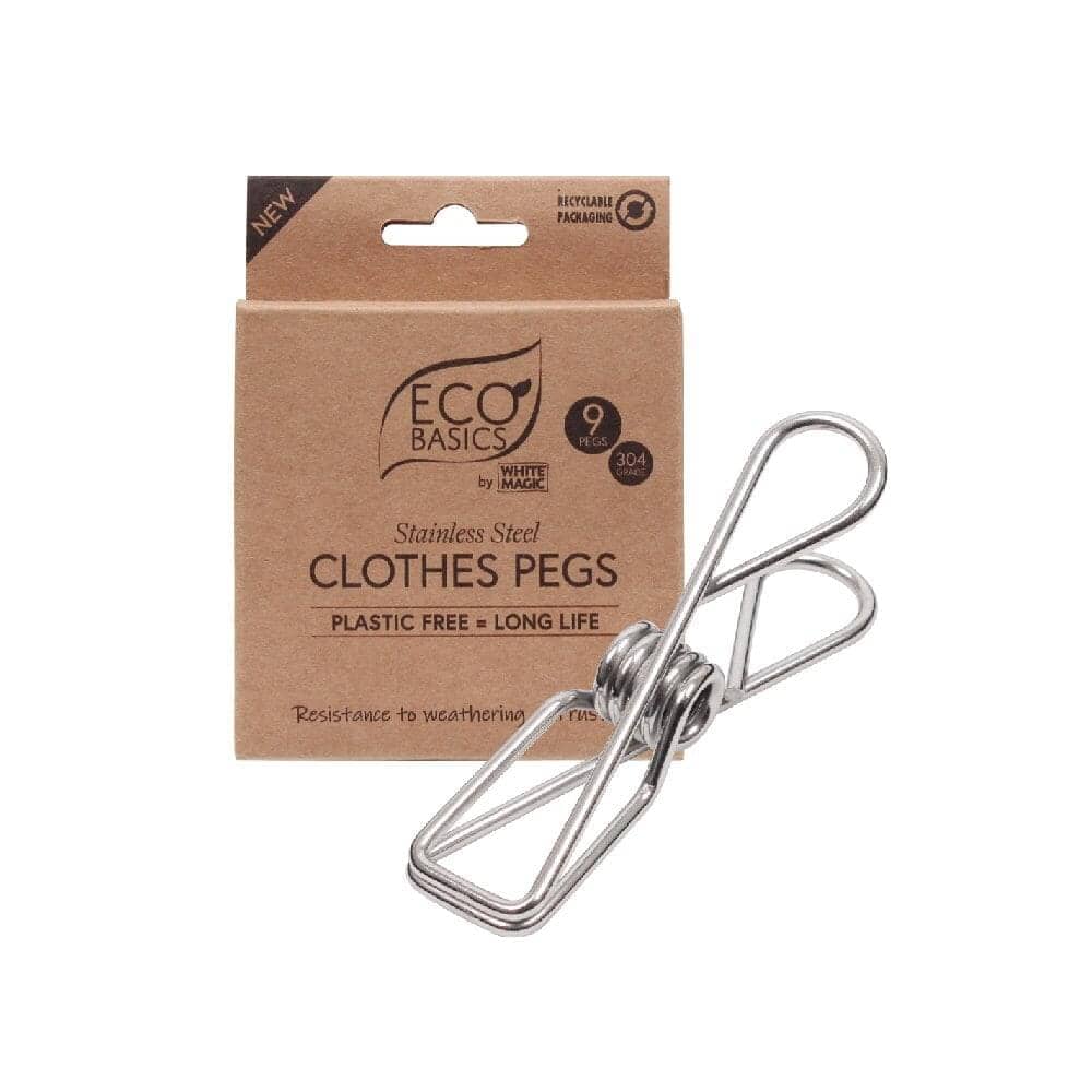 White Magic Eco Basics Clothes Pegs 9pck Miscellaneous The Cooks Kitchen 