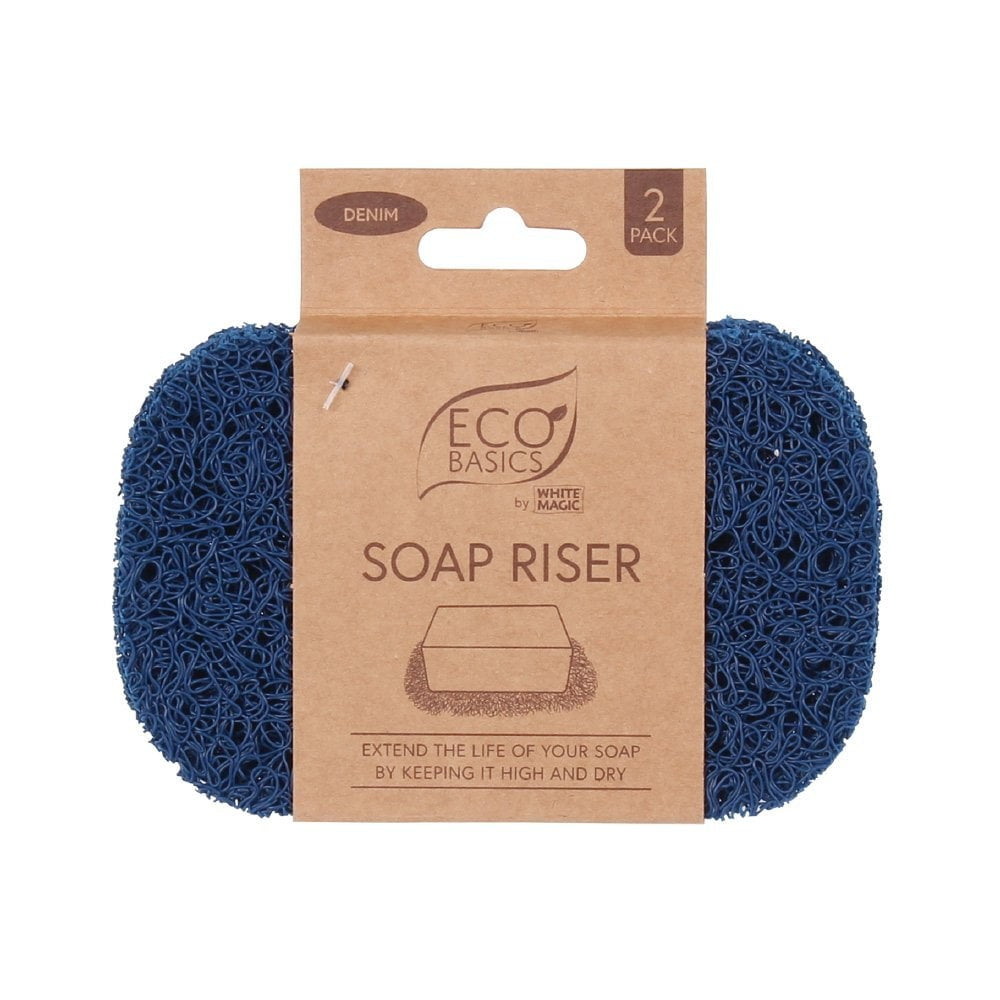 White Magic Eco Basics Soap Riser - Denim