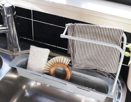 Sink Organiser - Black General Storage The Cooks Kitchen 