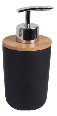 White Magic Eco Basics Soap Pump Black
