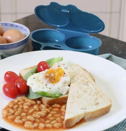 White Magic Microwave Egg Poacher