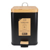 Eco Basics Rubbish Bin Square 6l - Black