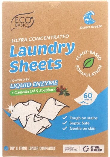 Eco Basics Laundry Sheets - Ocean Breeze Cleaning Equipment The Cooks Kitchen 