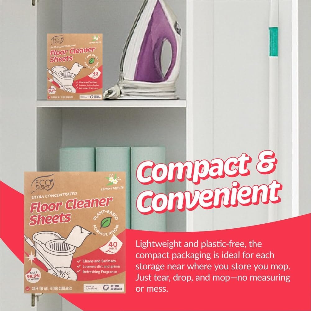 Eco Basics Floor Cleaner - Lemon Myrtle Cleaning Equipment The Cooks Kitchen 