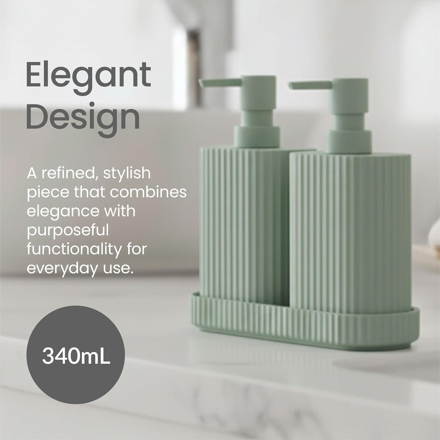 Eco Basics Wash Station Duo Green Bathroom Accessories The Cooks Kitchen 