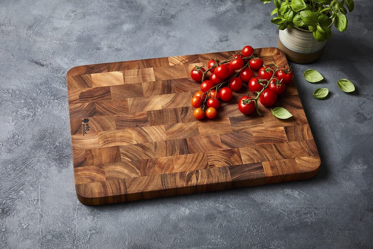 Wild Wood Avoca Large End Grain Board Chopping Boards & Surface Savers The Cooks Kitchen Mandurah 