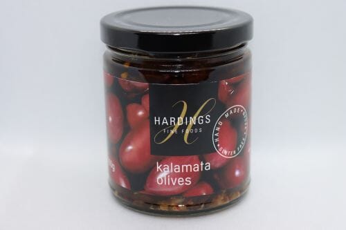 Hardings Fine Foods Kalamata Olives 160g Salad Dressings & Toppings The Cooks Kitchen 