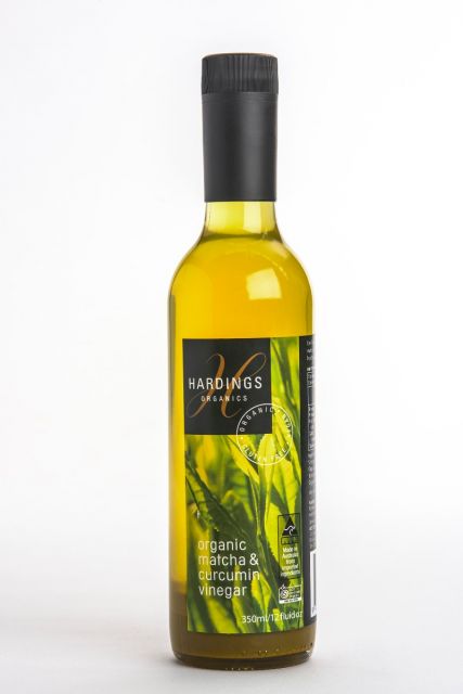 Hardings Organics Organic Matcha & Curcumin Vinegar 350ml