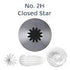 No.2h Closed Star Medium S/s