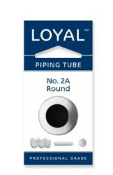 Loyal Piping Tube - No.2a Round