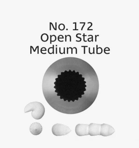 Loyal Piping Tip - No.172 Open Star Piping Tips The Cooks Kitchen 
