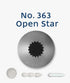 Loyal Piping Tip - No.363 Open Star