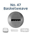 Loyal Piping Tip - No.47 Basket Weave