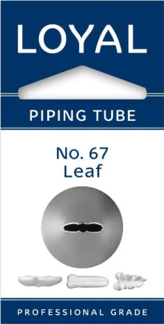 Loyal Piping Tip - No.67 Leaf