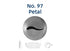 Loyal No. 97 Petal Standard S/s Piping Tips The Cooks Kitchen Mandurah 