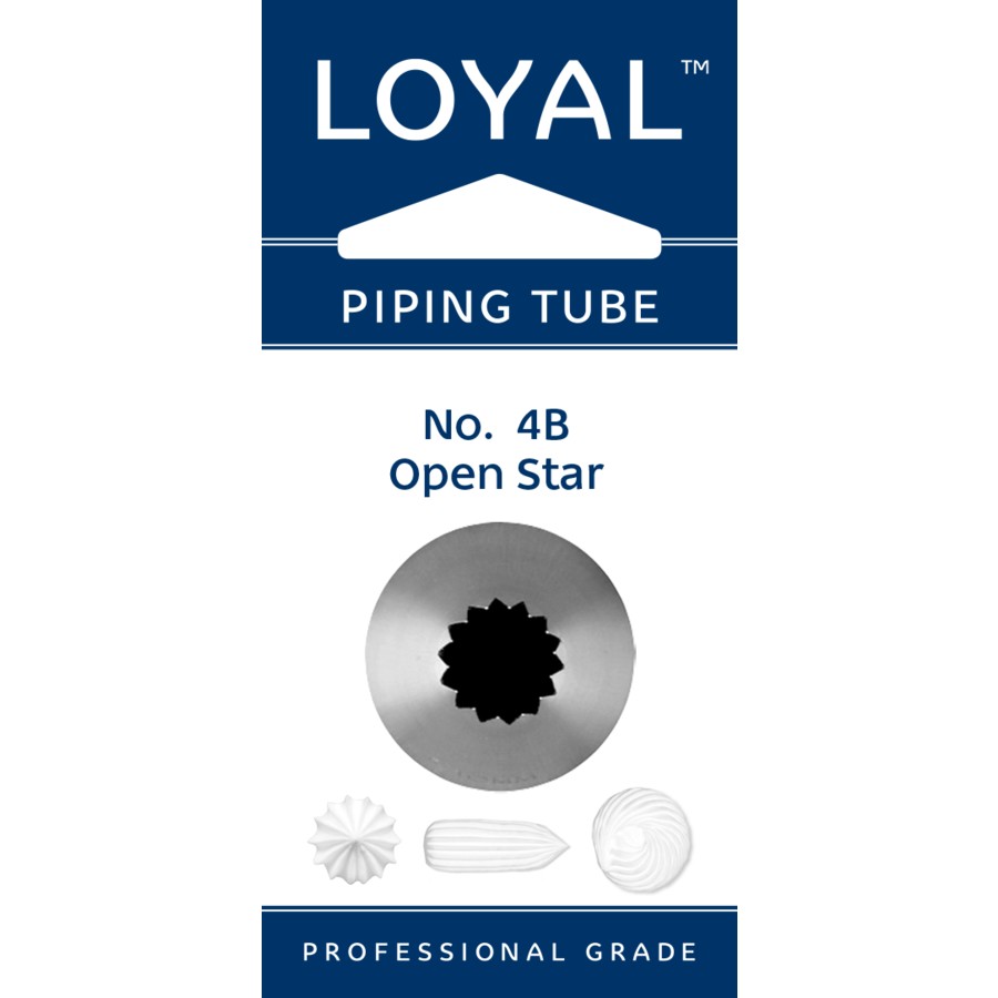 Loyal Piping Tube - No.4b Open Star