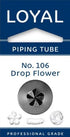 Loyal Piping Tip - No.106 Drop Flower Piping Tips The Cooks Kitchen 