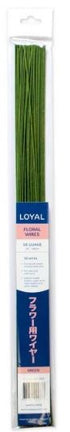 Loyal Floral Wires 18 Gauge 14"/36cm - Green
